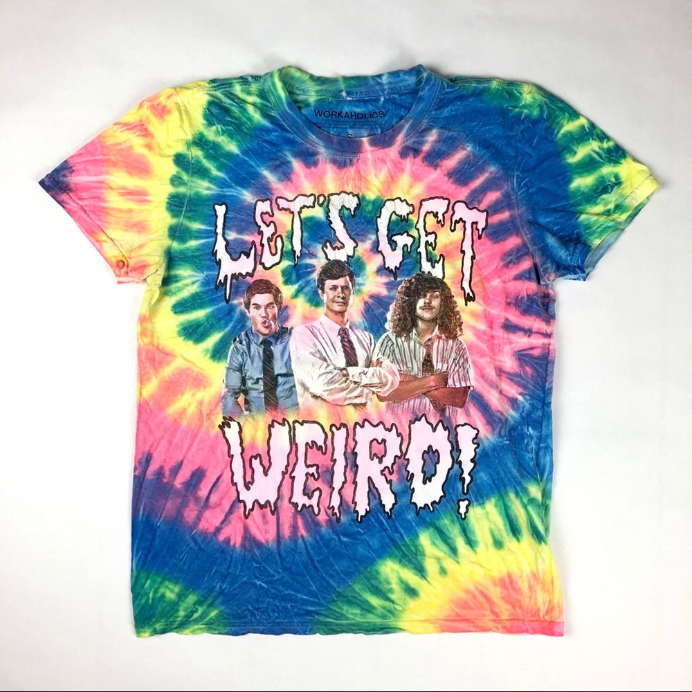 Tie Dye Workaholics Tee S